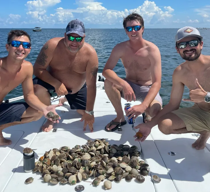 scallops during a crystal river trip